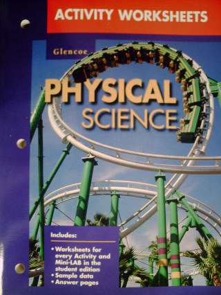 Glencoe Physical Science Activity Worksheets (P) [002827881X] - $34.95