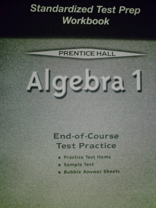 (image for) Algebra 1 Standardized Test Prep Workbook (P)