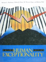 (image for) Human Exceptionality 3rd Edition (H) by Hardman, Drew, Egan,