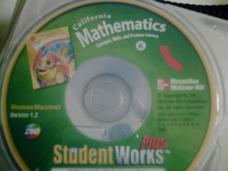 (image for) California Mathematics K StudentWorks Plus (DVD)