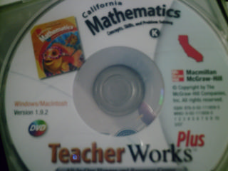 (image for) California Mathematics K TeacherWorks Plus (CA)(TE)(DVD)