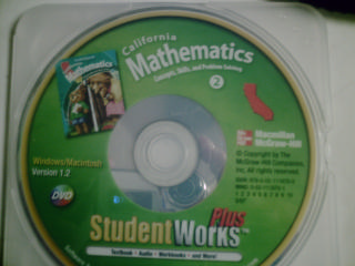 (image for) California Mathematics 2 StudentWorks Plus (CA)(DVD)
