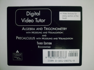 (image for) Algebra & Trigonometry/Precalculus 3e Digital Video Tutor (CD)