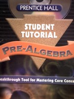 (image for) Pre-Algebra Student Tutorial (CD)