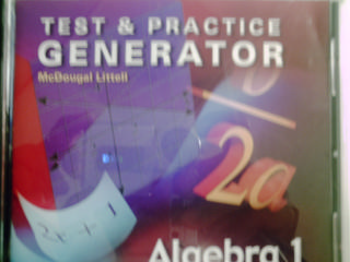(image for) Algebra 1 Concepts & Skills Test & Practice Generator (CD)