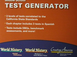 (image for) Middle School Social Studies Test Generator (CA)(Pk)
