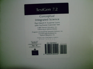(image for) Conceptual Integrated Science TestGen 7.2 (CD) by Hewitt, Lyons