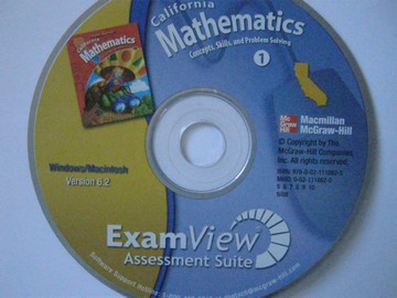 (image for) California Mathematics 1 ExamView Assessment Suite (CA)(CD)