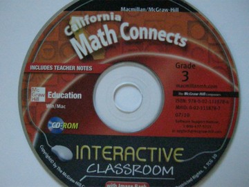 (image for) California Mathematics 3 Interactive Classroom (CA)(CD)