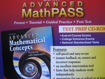 (image for) Advanced Mathematical Concepts Advanced MathPass (CD)