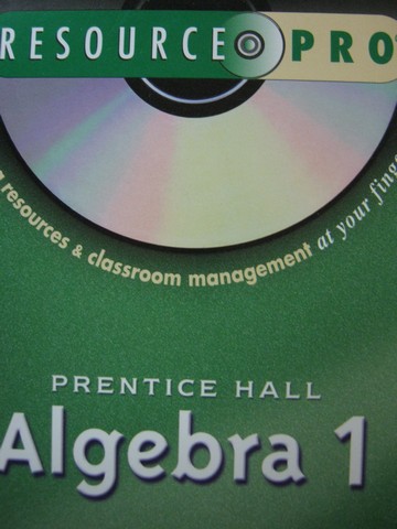 (image for) Algebra 1 Resource Pro CD-ROM (TE)(CD)