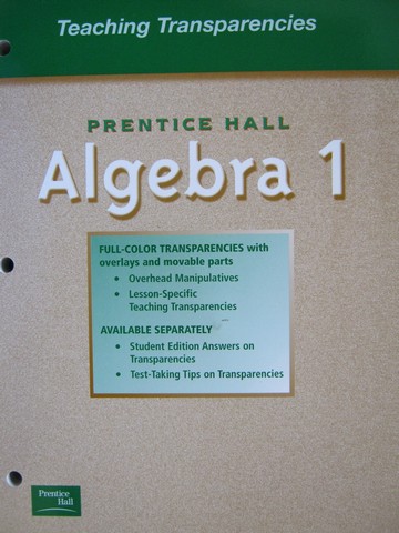 (image for) Algebra 1 Teaching Transparencies (P)