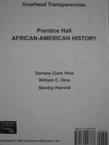 (image for) African-American History Overhead Transparencies (Pk)