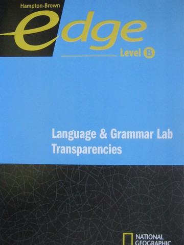 (image for) Edge Level B Language & Grammar Lab Transparencies (CD) - Click Image to Close