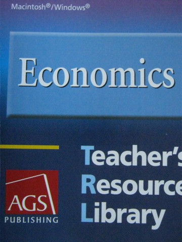 (image for) AGS Economics Teacher's Resource Library (TE)(CD)