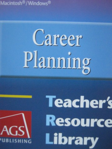 (image for) AGS Career Planning Teacher's Resource Library (TE)(CD)