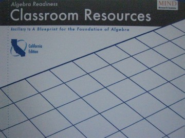 (image for) Algebra Readiness Program Classroom Resources (CA)(CD)