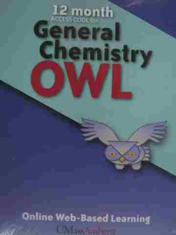 (image for) 12 Month Access Code for General Chemistry OWL (Card) - Click Image to Close