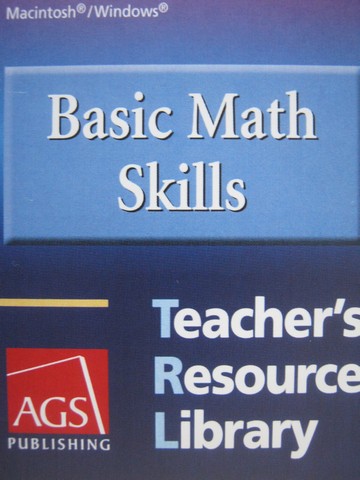 (image for) AGS Basic Math Skills Teacher's Resource Library (TE)(CD)