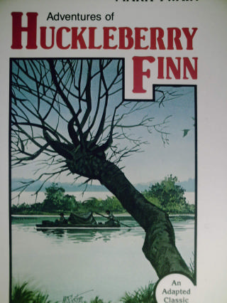(image for) Adventures of Huckleberry Finn (P) by Mark Twain