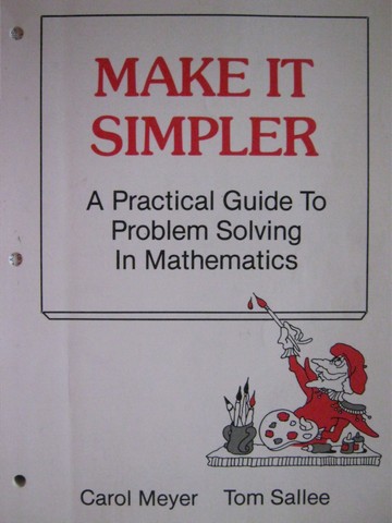 (image for) Make It Simpler (P) by Carol Meyer & Tom Sallee