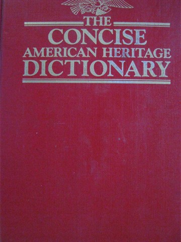 (image for) Concise American Heritage Dictionary Revised Edition (H)