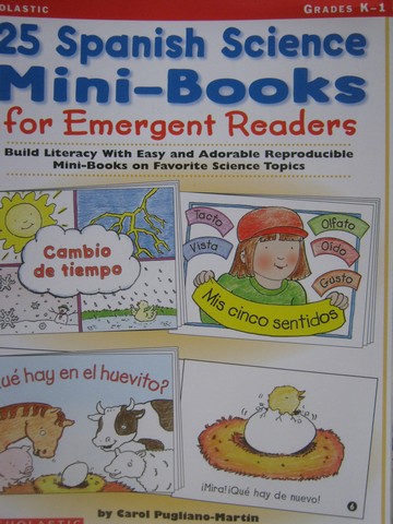 (image for) 25 Spanish Science Mini-Books for Emergent Readers K-1 (P)
