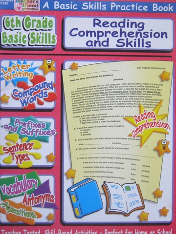 (image for) 6th Grade Basic Skills Reading Comprehension & Skills (P)