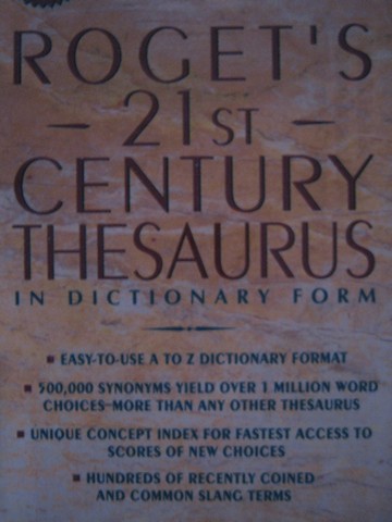 (image for) Roget's 21st Century Tesaurus in Dictionary Form 2nd Edition (P)