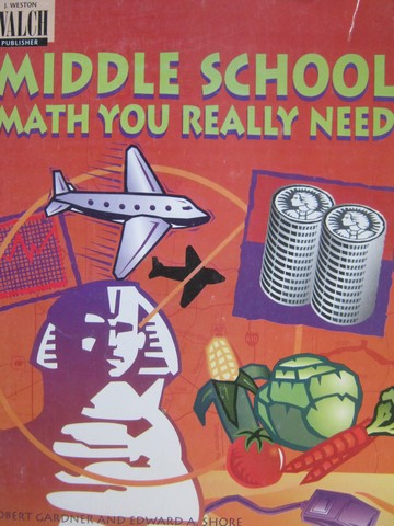 (image for) Middle School Math You Really Need (P) by Gardner & Shore