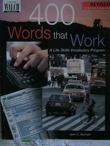 (image for) 400 Words That Work Revised TG (TE)(P) by Jean C Bunnell