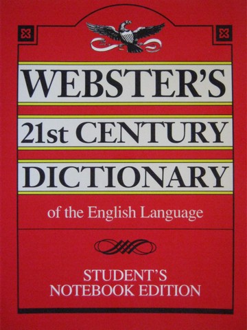 (image for) Webster's 21st Century Dictionary Student's Notebook Edition (P)
