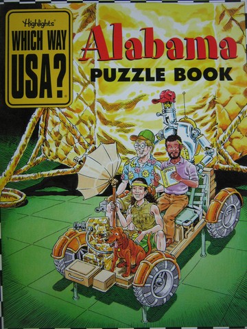 (image for) Which Way USA? Alabama Puzzle Book (P) by Andrew Gutelle
