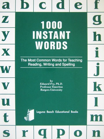 (image for) 1000 Instant Words (P) by Edward Fry