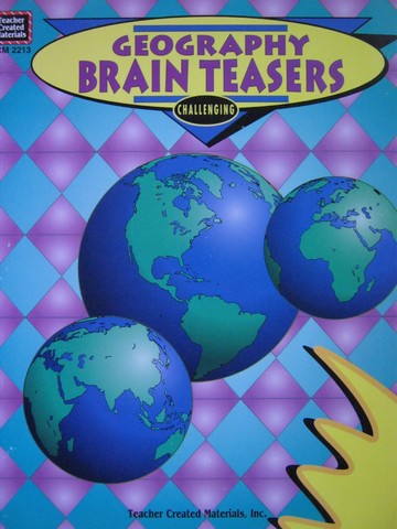 (image for) Geography Brain Teasers Challenging (P) by Jodi Proctor