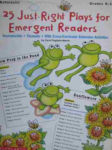 (image for) 25 Just-Right Plays for Emergent Readers Grades K-1 (P)
