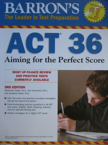 (image for) ACT 36 Aiming for the Perfect Score 3rd Edition (P) by Spare,