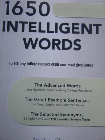 (image for) 1650 Intelligent Words (P) by Stephen Choi