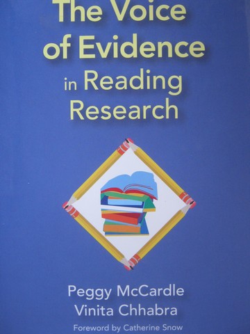 (image for) Voice of Evidence in Reading Research (H) by McCardle & Chhabra