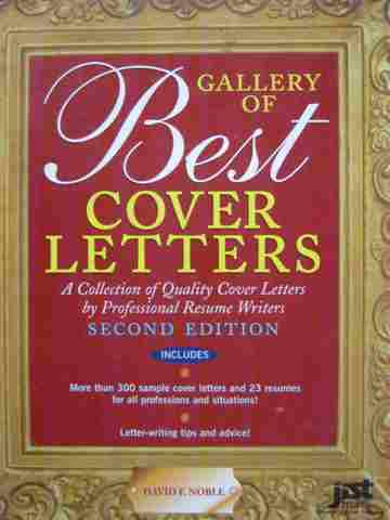 (image for) Gallery of Best Cover Letters 2nd Edition (P) by David F Noble