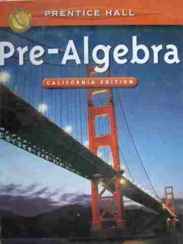 (image for) Pre-Algebra California Edition (CA)(H) by Davison, Landau, - Click Image to Close