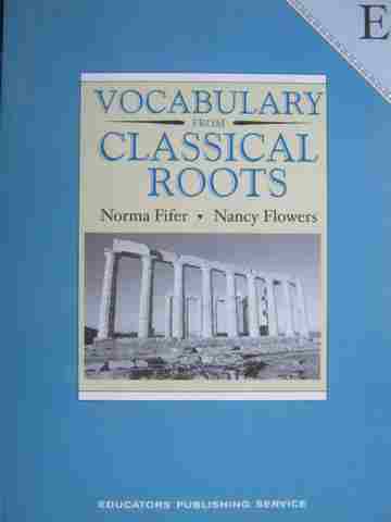 (image for) Vocabulary from Classical Roots E (P) by Norma Fifer & Nancy Flowers