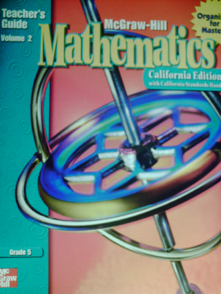 (image for) McGraw-Hill Mathematics 5 TG Volume 2 (CA)(TE)(Spiral)