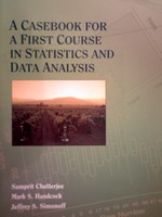 (image for) A Casebook for a First Course in Statistics & Data Analysis (P)