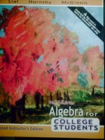 (image for) Algebra for College Students 6th Edition AIE (TE)(H) by Lial,