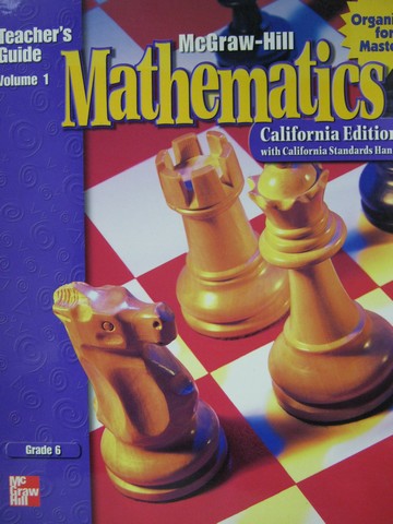 (image for) McGraw-Hill Mathematics 6 TG Volume 1 (CA)(TE)(Spiral)