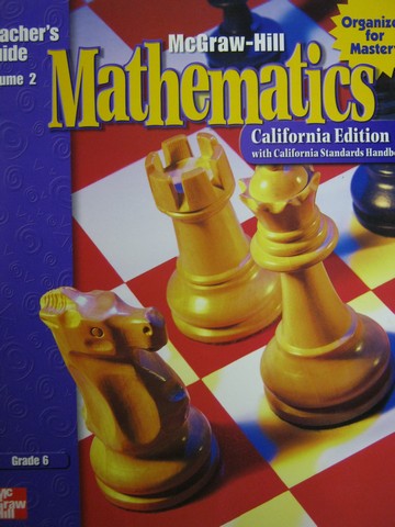 (image for) McGraw-Hill Mathematics 6 TG Volume 2 (CA)(TE)(Spiral)