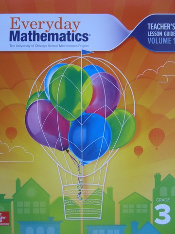 (image for) Everyday Mathematics CCSS 3 4th Edition TLG 1 (TE)(Spiral)