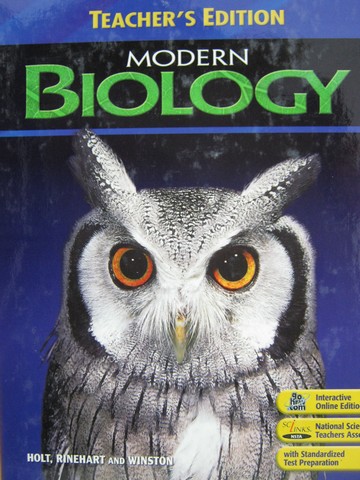 (image for) Modern Biology TE (TE)(H) by Postlethwait & Hopson