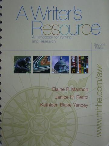 (image for) A Writer's Resource 2nd Edition (Spiral) by Maimon, Peritz, - Click Image to Close